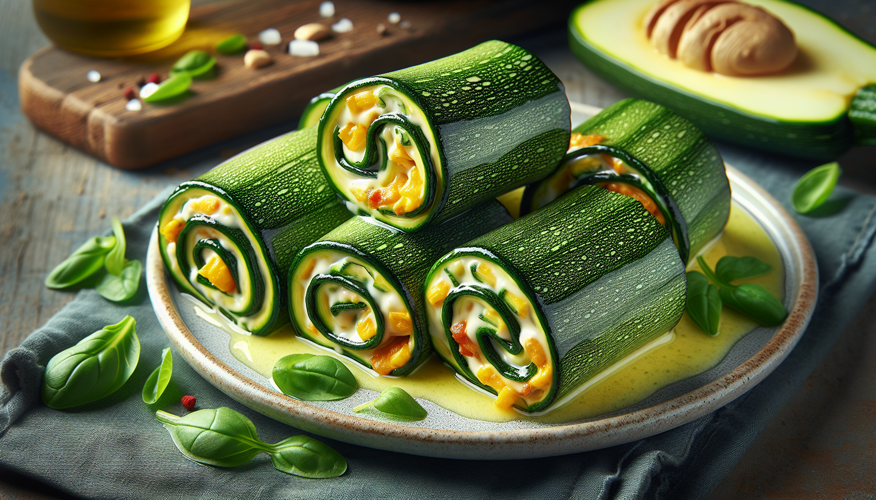 rotolini di zucchine